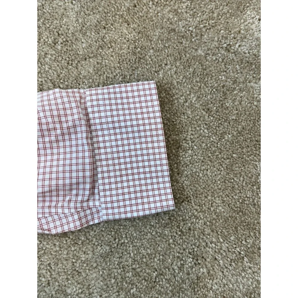 Banana‎ Republic Men’s Shirt Plaid Long Sleeves Size L 100% Cotton Stretch